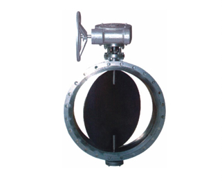 蝸輪襯膠通風蝶閥